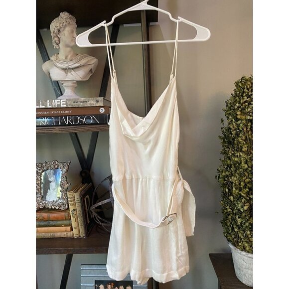 Karina Grimaldi Rochi Solid Romper White Womens Size XS - Picture 4 of 8